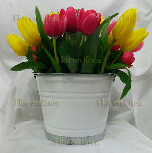 Arreglo de tulipanes 14